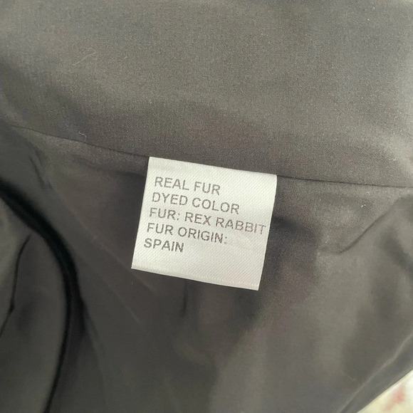 COPY - *NWOT* Navy Belle Fare Short Faux Fur Cairo Jacket - Sz. L - MSRP $850 - Picture 6 of 8